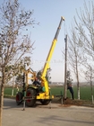 High Power Pit Making & Pole Erection Machine with tractor earth drill